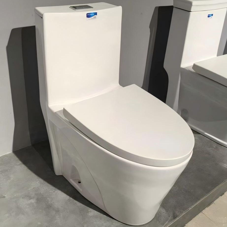 Directly from the manufacturer: Ultra-swirl siphon-type one-piece toilet, silent and water-saving for home use, suitable for projects and hotels