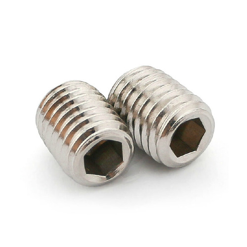 4#6#8#1#1/4 304 stainless steel inch machine meter screws headless hexagonal tightening American stopper screws