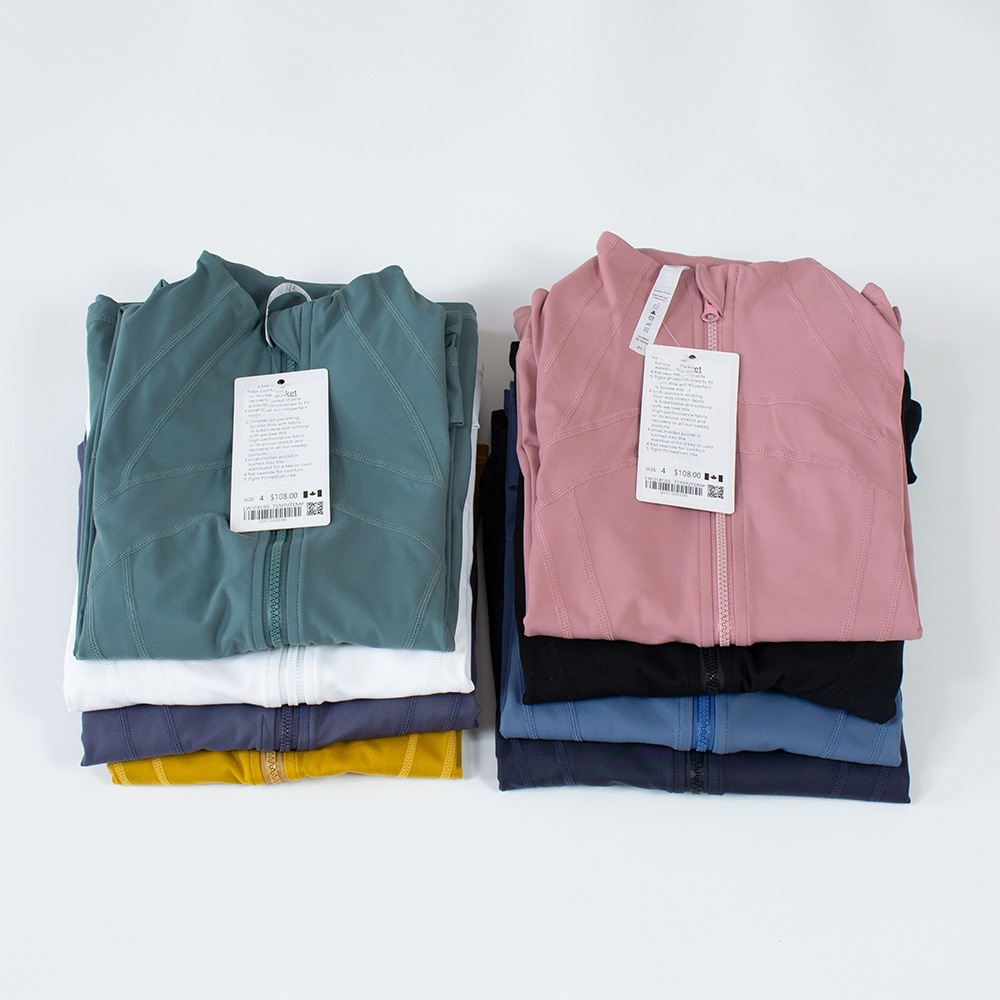 364g Weight Nylon Fabric Type Standing Collar Neckline Lines Pattern Women's Gender Sports Style Women's Sports Lines Nylon Standing Collar Active Tops 1