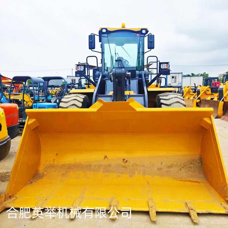 Exportación transfronteriza XCMG XCMG cargador ZL50GN50 noventa por ciento nuevo cargador de elevadora suministro directo de comercio exterior
