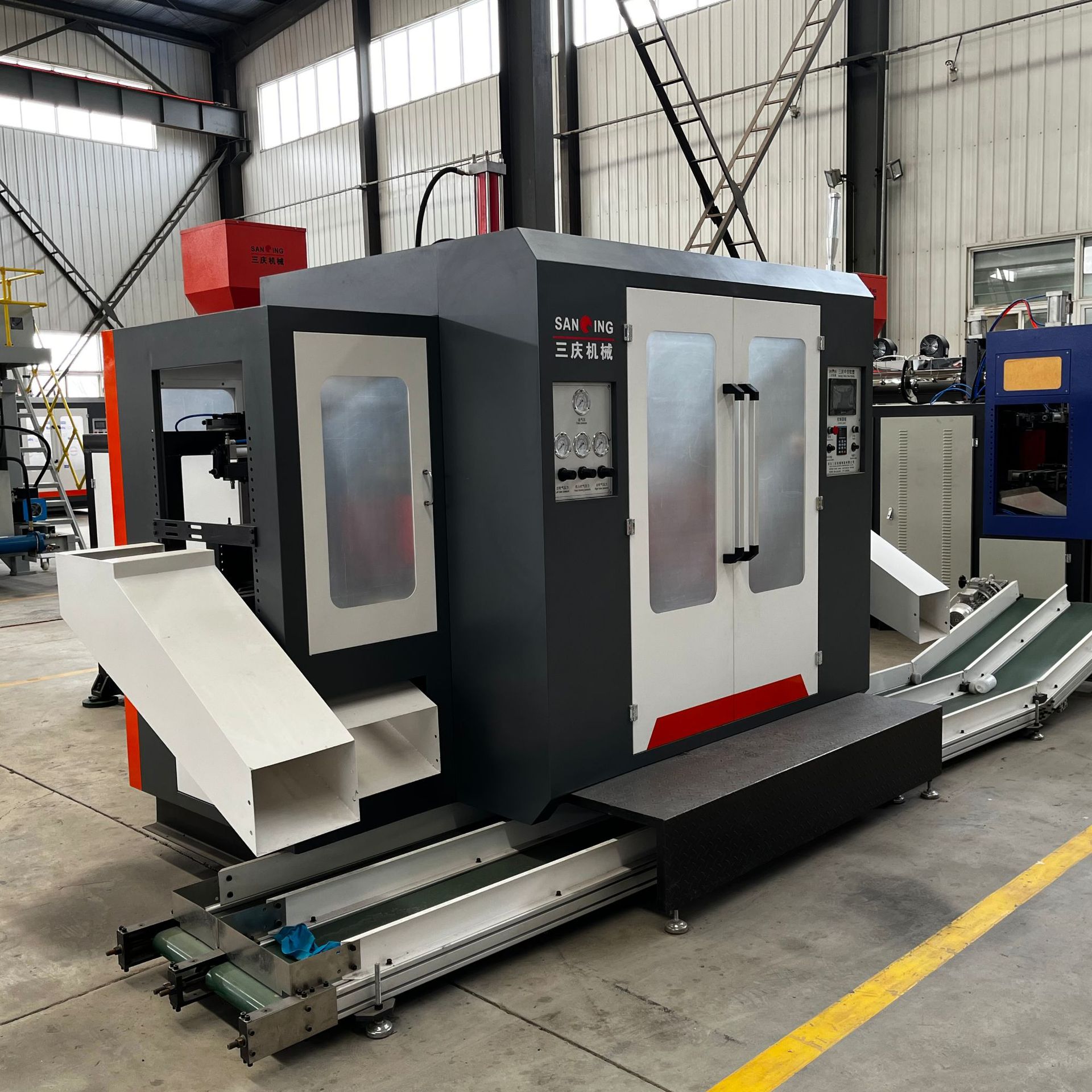 10 litros completamente automático una máquina de moldeo por soplado seis máquina de soplado de botellas para producir cubierta de polvo de botellas de cajas de rodamientos