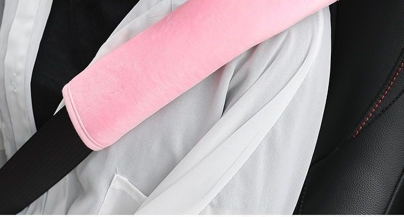 Seatbelt shoulder pad protector for car use, anti-chafing and anti-pressure, soft and comfortable canvas shoulder pad