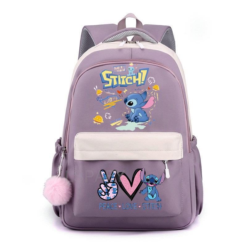 Mochila Escolar Infantil con Dibujos Animados de Nylon Ultraligera y Resistente al Desgaste para Escuela image 15