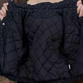 女童外套2025秋冬季节加棉加厚新款韩版洋气连帽显白秋冬棉服上衣