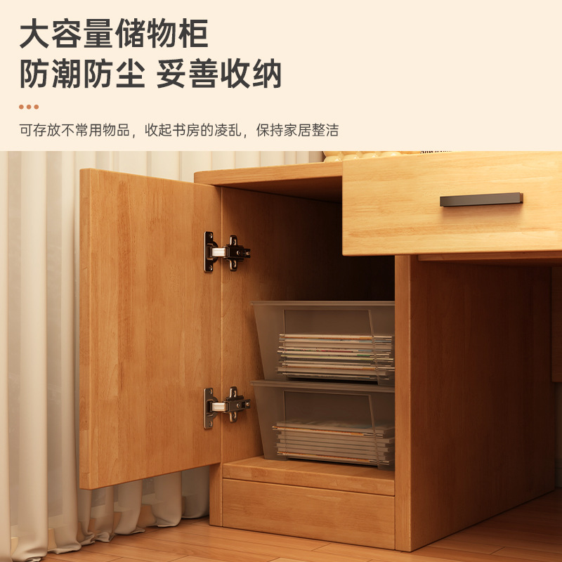escritorio de escritorio, estante de escritorio integrado, escritorio contra la pared, dormitorio doméstico, escritorio de estudio y escritorio con gabinete, escritorio y silla de computadora de oficina, combinación