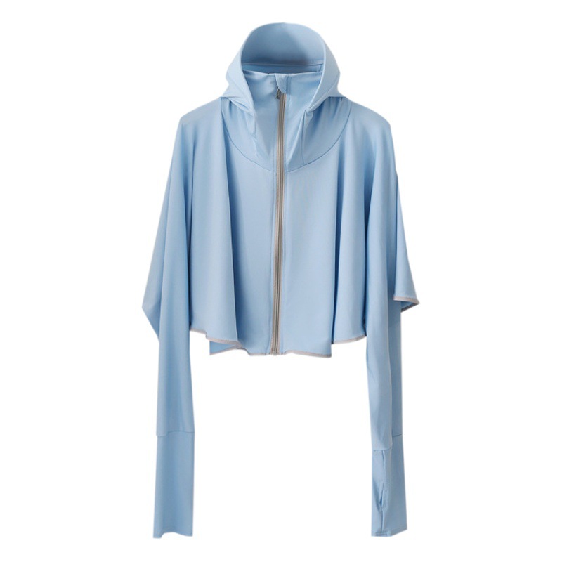 Sun Protection Clothing for Women Summer New Cycling Sun Protection Hooded Breathable Sun Protection Shirt Driving Sunshade Shawl Sun Protection Clothing
