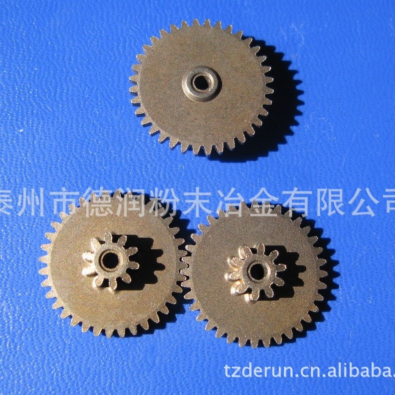 内孔2mm 双联齿轮 模数0.6m/0.5m  粉末冶金制品 直销