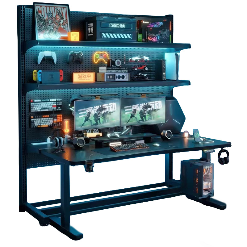 Mesa de computadora de escritorio, mesa elevadora eléctrica doméstica, mesa y silla de deportes electrónicos, escritorio, escritorio integrado, escritorio
