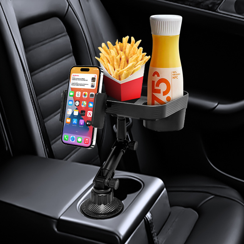 Car Tray, Cup Holder, Dinner Plate Storage Rack, Car Passenger Seat Drink Table, Rear Seat Snack and Phone Holder