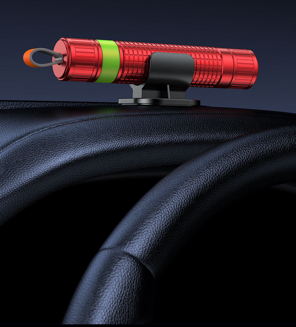 Safety hammer for vehicles, multifunctional escape window breaker, one-second emergency window breaker for cars, seatbelt cutter, new model