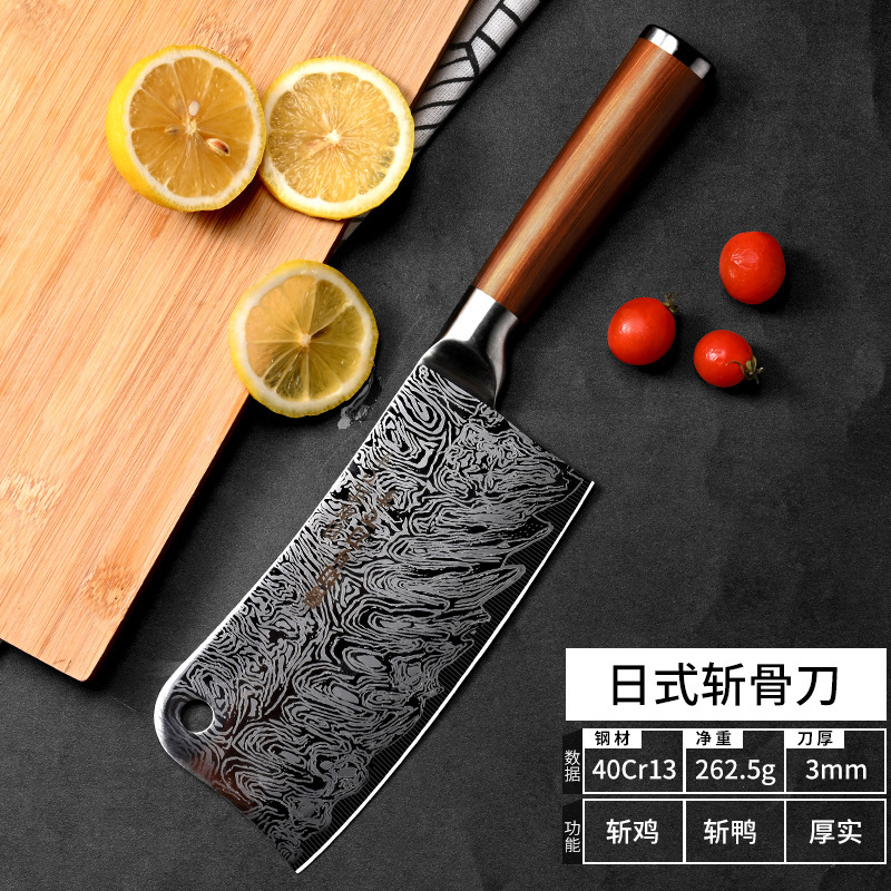Hueso hueso cuchillo de acero inoxidable cuchillo de corte japonés cuchillo de corte de corte