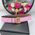 Pink + gold buckle
