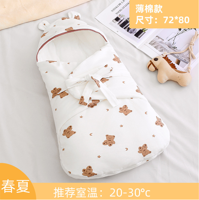 [얇은 면 스타일] 스타베어 72*85 (0-3개월)