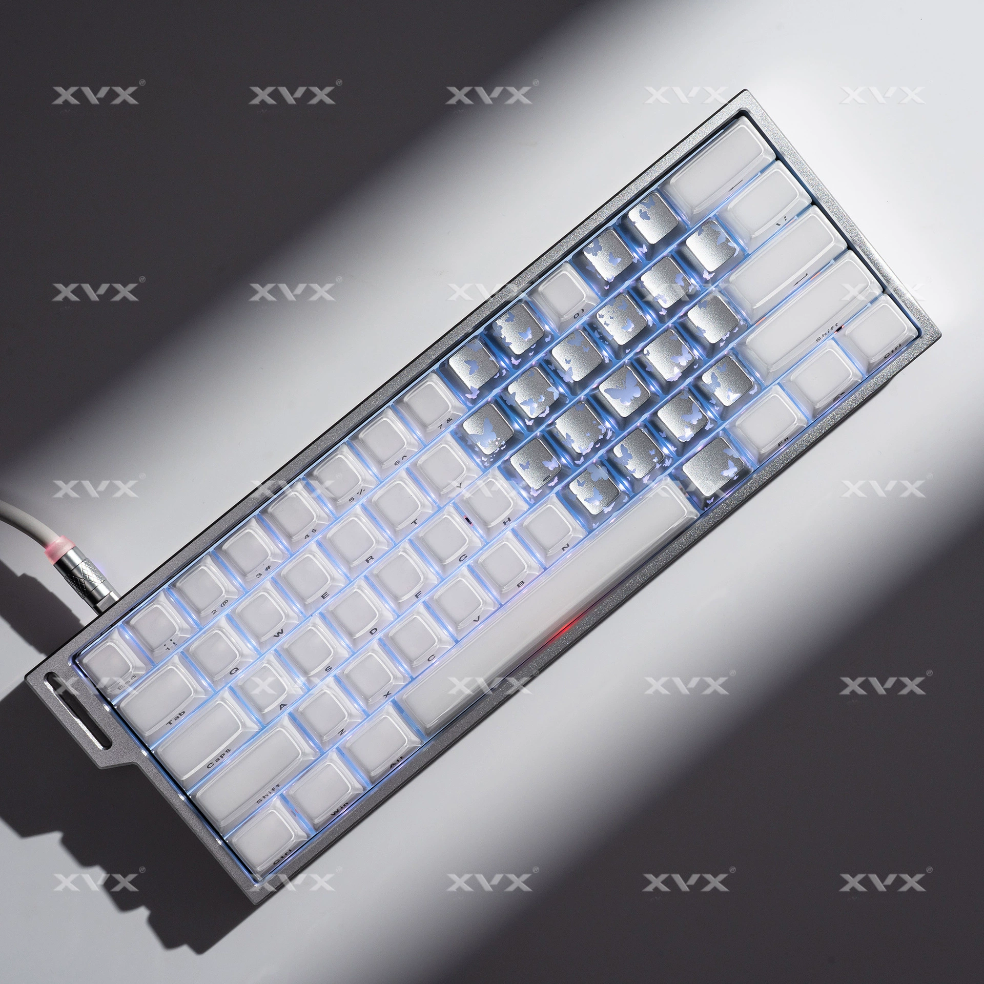 XVX "Love" IMD Love Butterfly Fearless Contract Twilight Butterfly Pattern Keycap Полупрозрачная киберспортивная игра