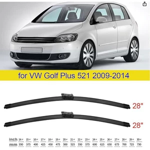 VW Golf Plus 521 2009-2014 üçün şüşə silən 28 düym 28 düym