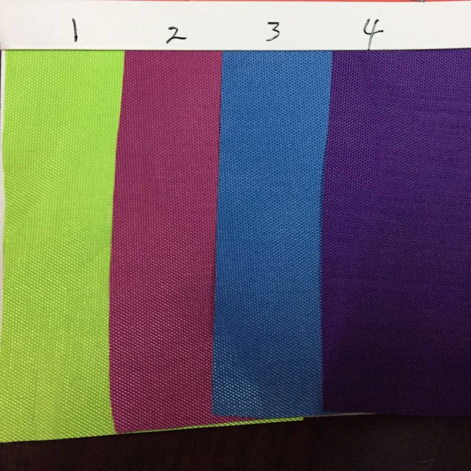 工厂直销涤纶布料箱包里布   牛津布210D涂银