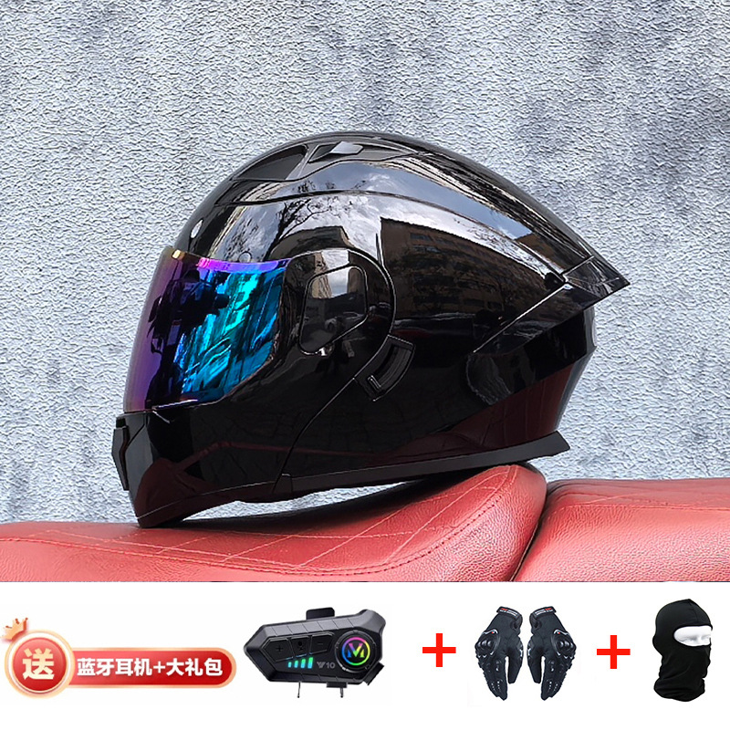 Negro brillante con Bluetooth Y10 chapado en color