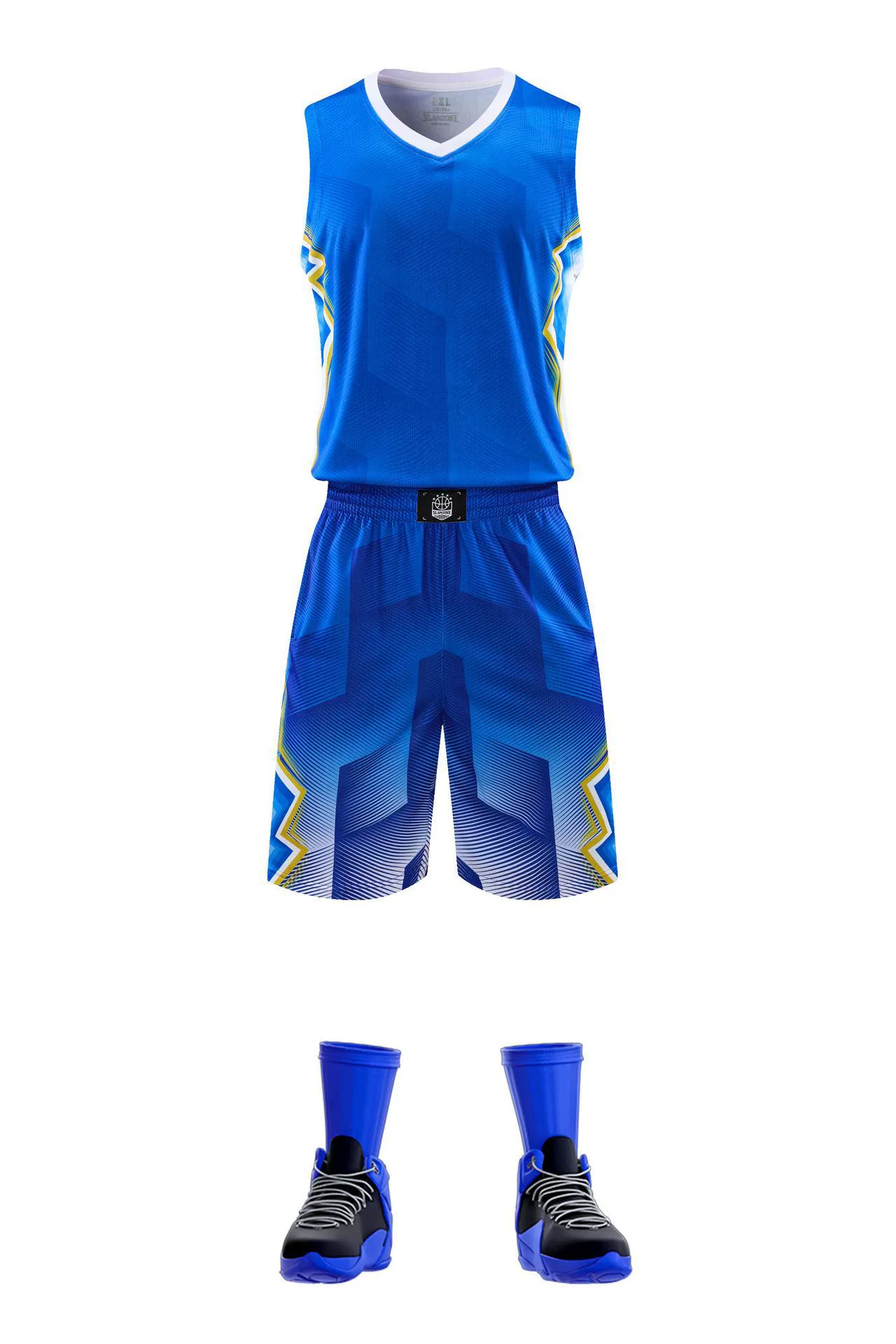 Basketball basketball uniform for training, gradient