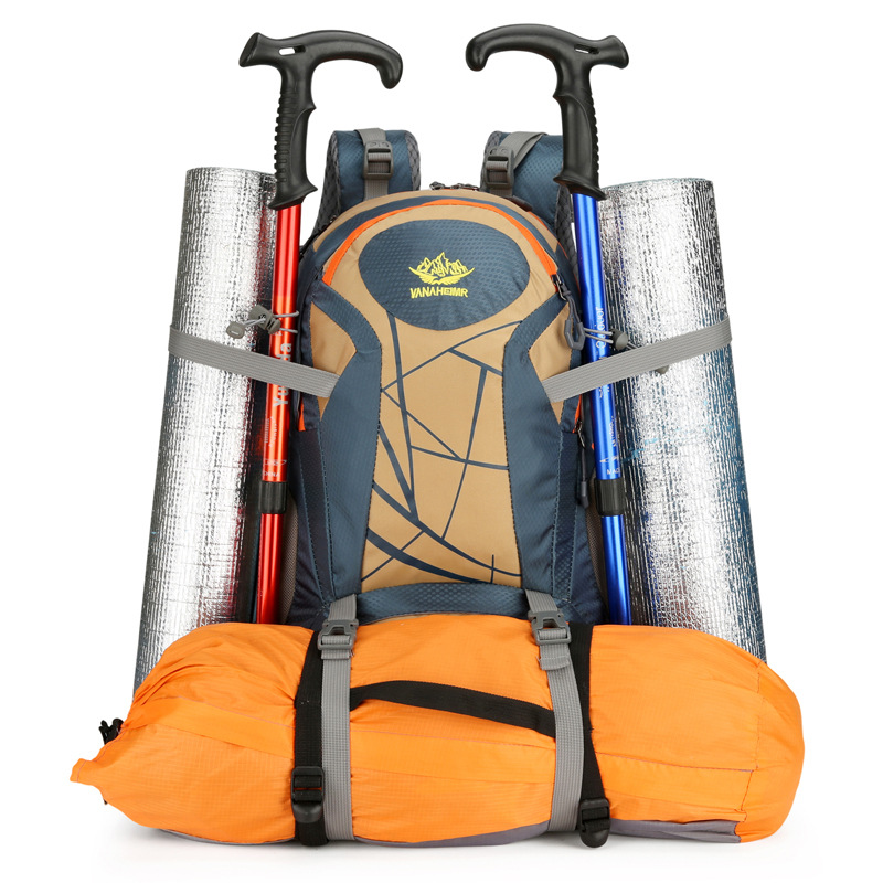 Nueva mochila transfronteriza, bolsa de montañismo de gran capacidad, mochila para deportes al aire libre, bolsa de senderismo multifuncional al por mayor
