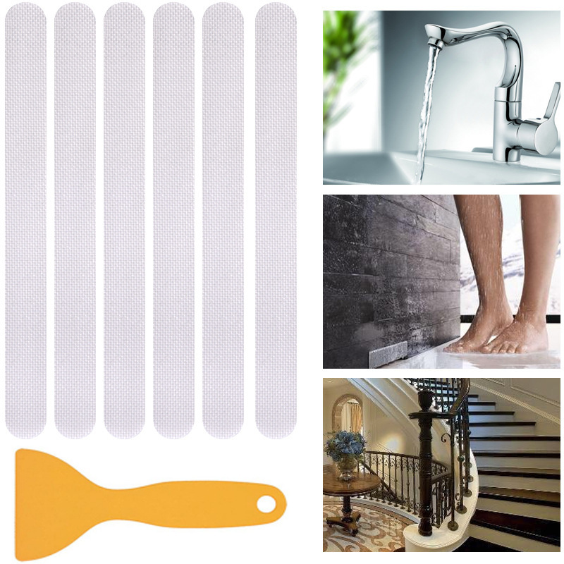 Bathroom Anti-Slip Stickers Transparent Anti-Slip Strips Bathtub Stairs Peva Diamond Pattern Anti-Slip Stickers Bathroom Anti-Slip Stickers Transparent Anti-Slip Strips Bathtub Stairs Peva Diamond Pattern Anti-Slip Stickers
