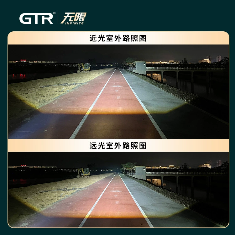 GTR три прямых лазера автомобильные фары, лазерная фара с линзой, линза высокой мощности, источник света, LED подсветка