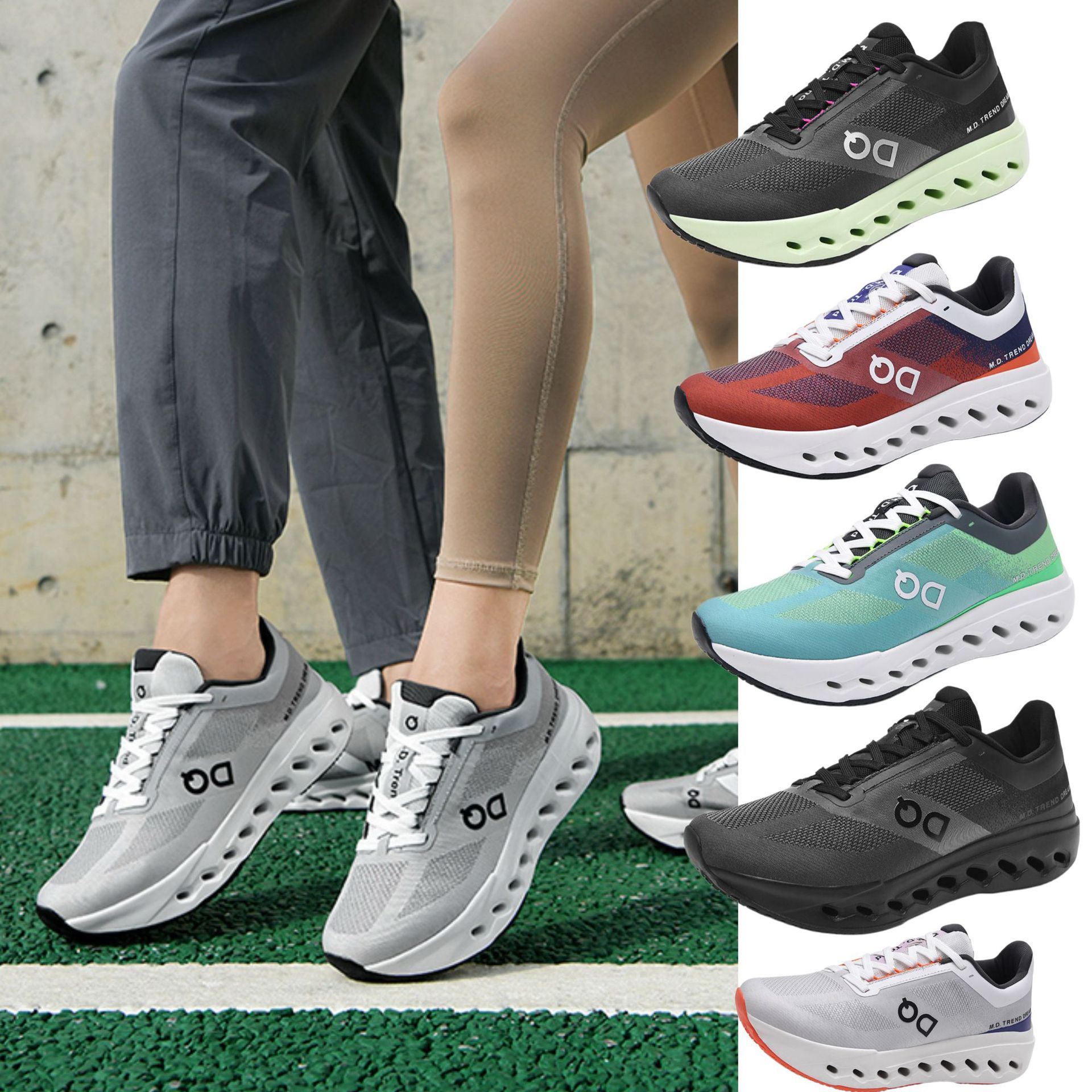 Cross-Border Foreign Trade Popular Running Shoes, Breathable, Non-Slip, Outdoor Men's Sports and Leisure Shoes, New Models Suitable for All Seasons