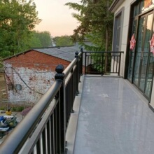 铝合金阳台护栏楼梯扶手家用栏杆定 制铝艺玻璃露台窗台组装式围