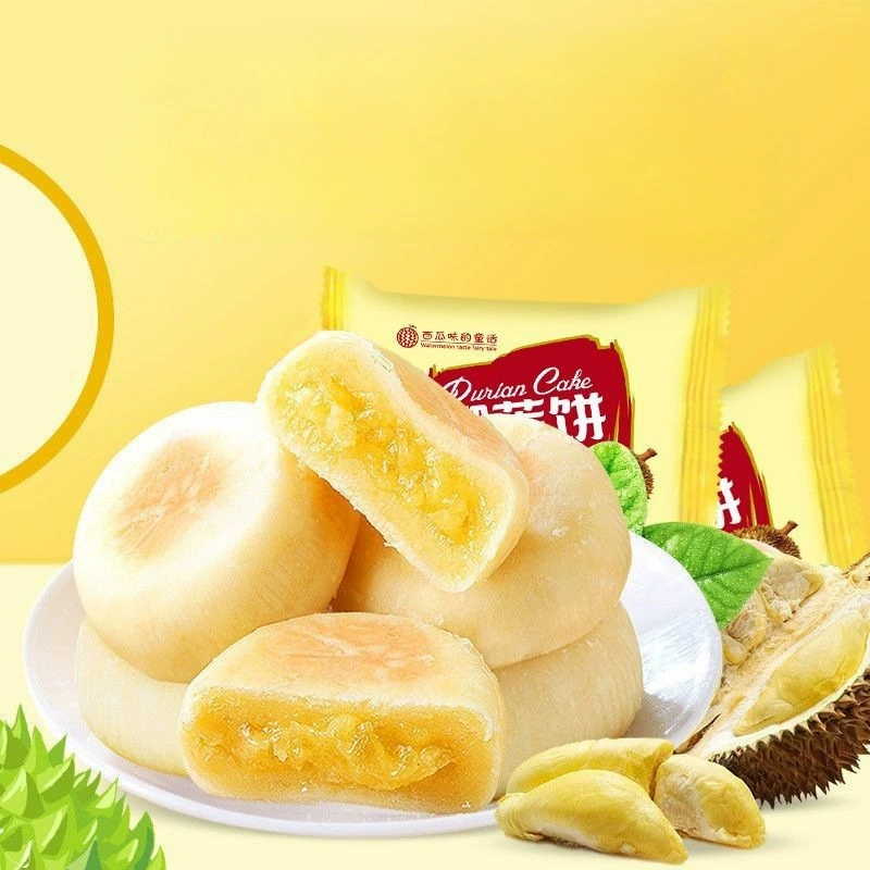 Торт Musang King Durian, дуриановое печенье, торт, пирожное, пирожное с яичным желтком, закуски интернет-знаменитостей, закуски, еда для отдыха, оптовая продажа