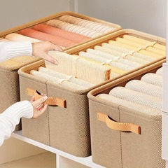 新しい収納衣類収納ボックス層状バスケットアーティファクトホームパンツワードローブ折りたたみ整理ボックススチールフレーム