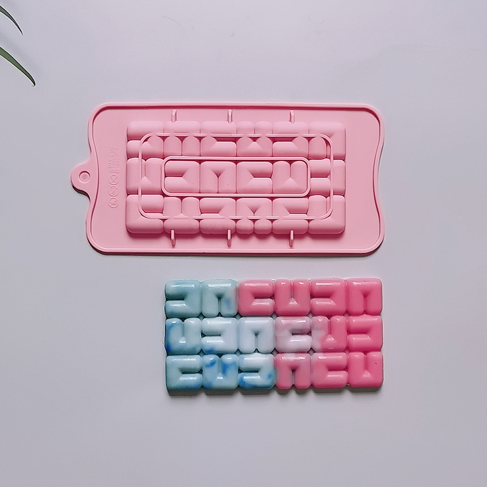 453 chocolate Euler molde de silicona para pastel de chocolate gelatina molde de pan herramientas de horneado