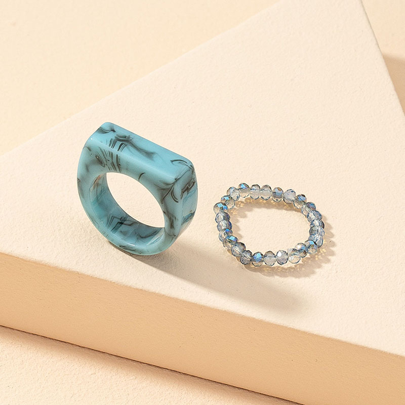 Wholesale Fashion Resin Ring Set display picture 14