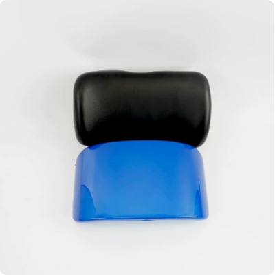 N1 Battery Scooter Yadea Shelf — Electric car rear backrest - transparent-blue-backrest-a-large-number-of-colors-can-be-customized