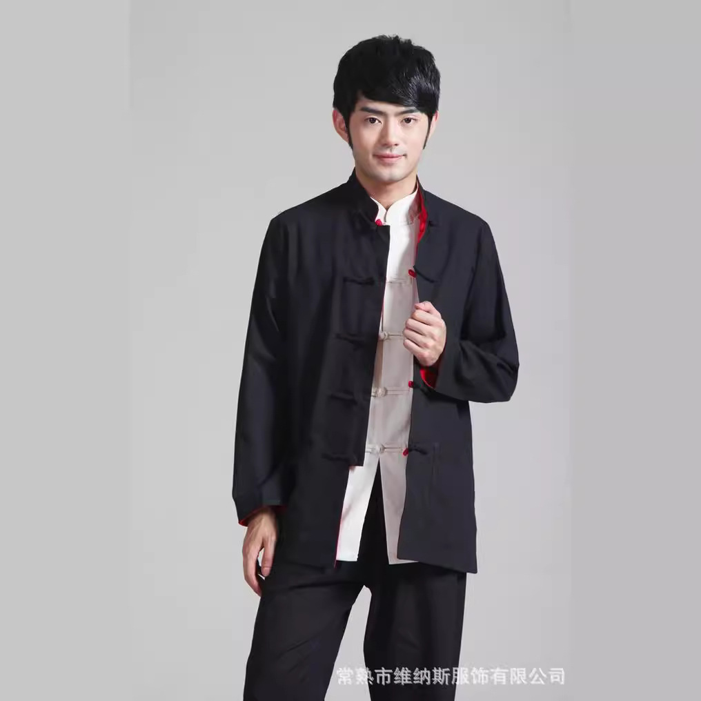 Double-sided ethnic long-sleeve, cotton and linen, ethnic style, Chinese style 5