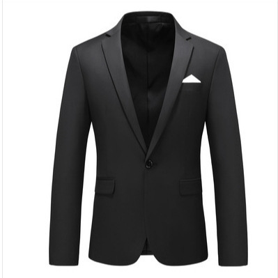 2026 Cross-Border Foreign Trade Plus Size Solid Color Men's Casual Blazer Business Casual Suit Jacket Professional Men's Suit