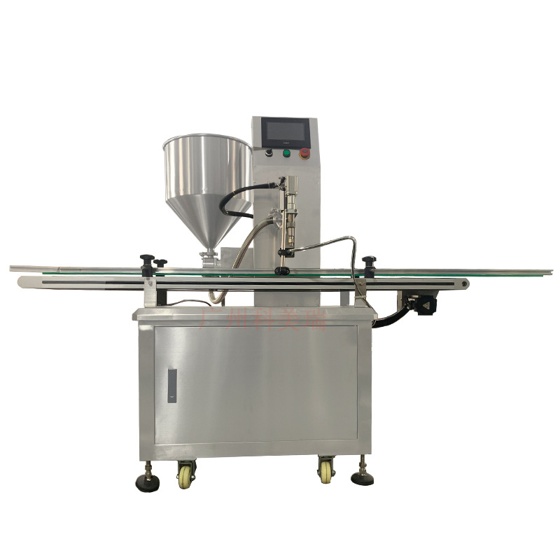 生产车间食用油全自动灌装机小型液体膏体洗护品自动灌装机器定量