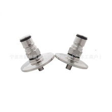 金属 1.5寸三夹头球形锁杆 啤酒桶锁球杆 自制啤酒配件 桶盖接头