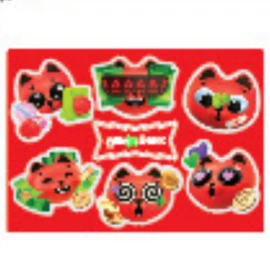 文具贴纸;纸质工艺品;创意贴纸