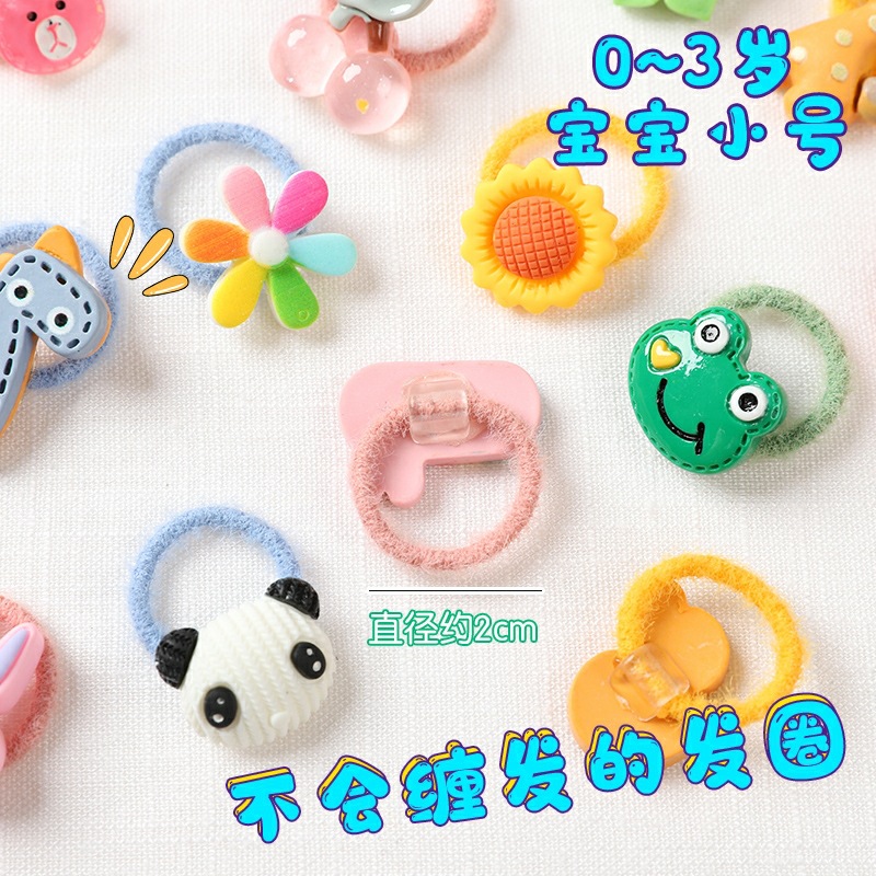 Plush Thumb Circle Cartoon Elastic Band