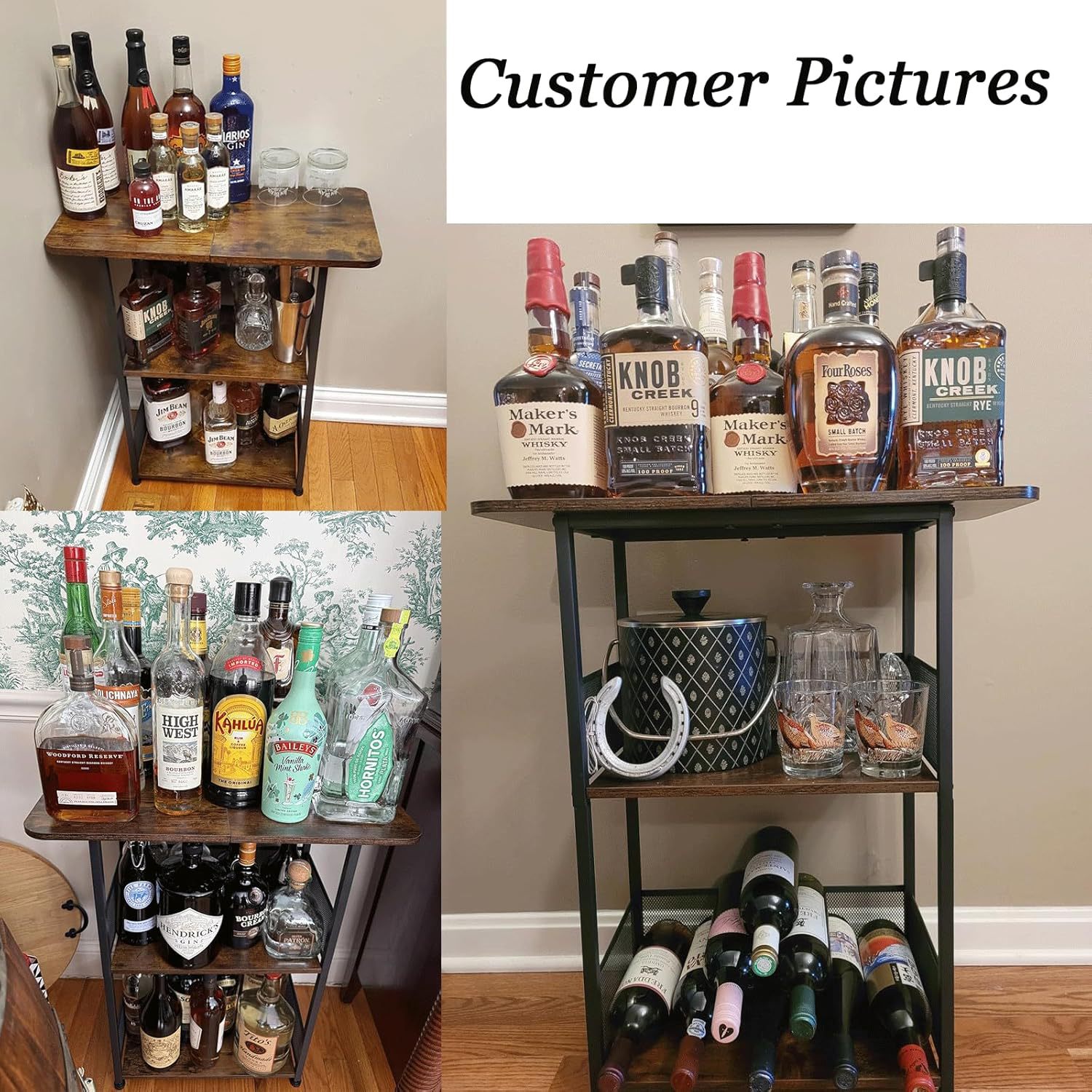 Scaffale espositivo per vino a tre ripiani da pavimento_voghion.com