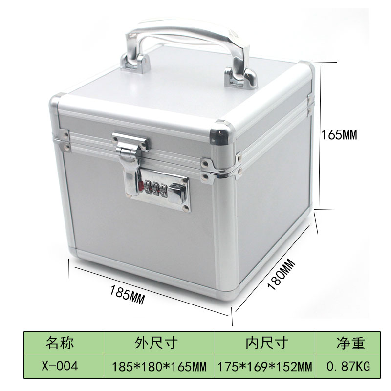 Caja de herramientas de hardware mini caja de herramientas de aleación de aluminio caja de almacenamiento caja de instrumentos de precisión se puede agregar esponja