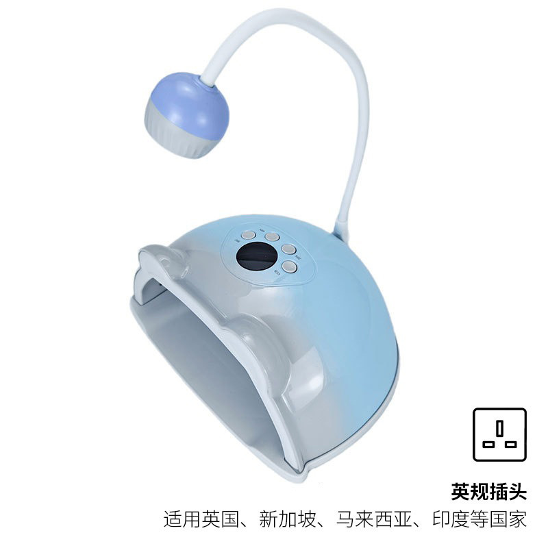 Lámpara de fototerapia de uñas creativa 2 - en - 1 Lámpara de uñas de gel de manil seco rápido Lámpara de uñas doméstica conveniente Lámpara de uñas de horno Amazon