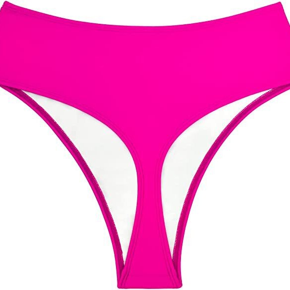 Cross-border European and American Women's Side Lace-up Bikini Bottom Mid-waist Lace-up Swimsuit Bottom Thong Cross-border European and American Women's Side Lace-up Bikini Bottom Mid-waist Lace-up Swimsuit Bottom Thong