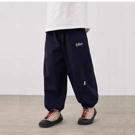 男童裤春夏童装童裤中大童裤子速干裤宽松女童裤儿童卫裤运动风