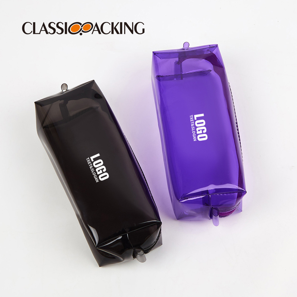 Bolsa de lavado de belleza al por mayor de fábrica TPU material transparente impermeable bolsa de cosméticos Portátil Bolsa de almacenamiento de cuidado de piel de viaje