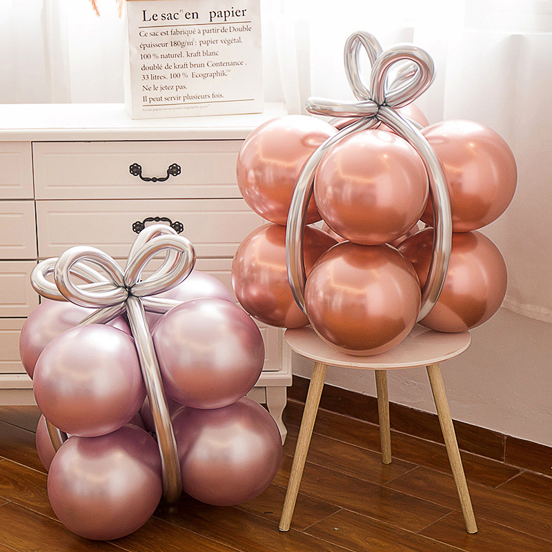 Cross-Border Influencer Gift Box Balloon Decoration for Opening Store Window Atmosphere, Birthday, Wedding, Wedding Room Scene Setup, Party