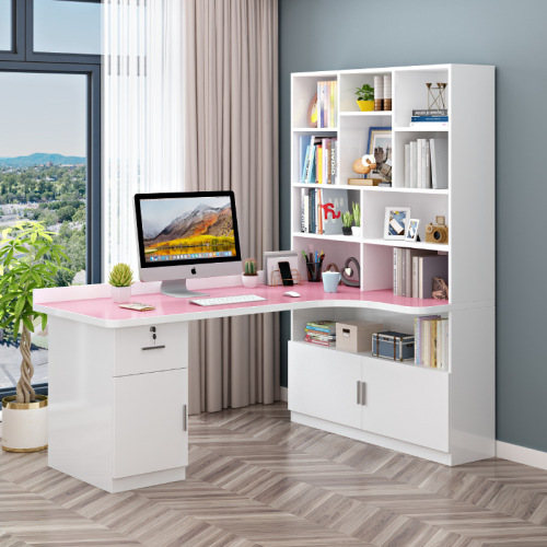 zsr desk bookcase integrated solid wood corner computer table small apartment home children's bedroom corner study table new