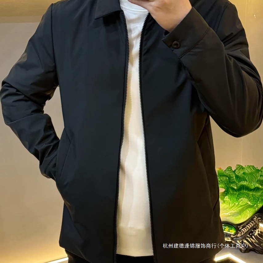 24025 Men's Spring and Autumn Casual Quality Executive Lapel Jacket Fashion Trend Easiest for Match Sense Business