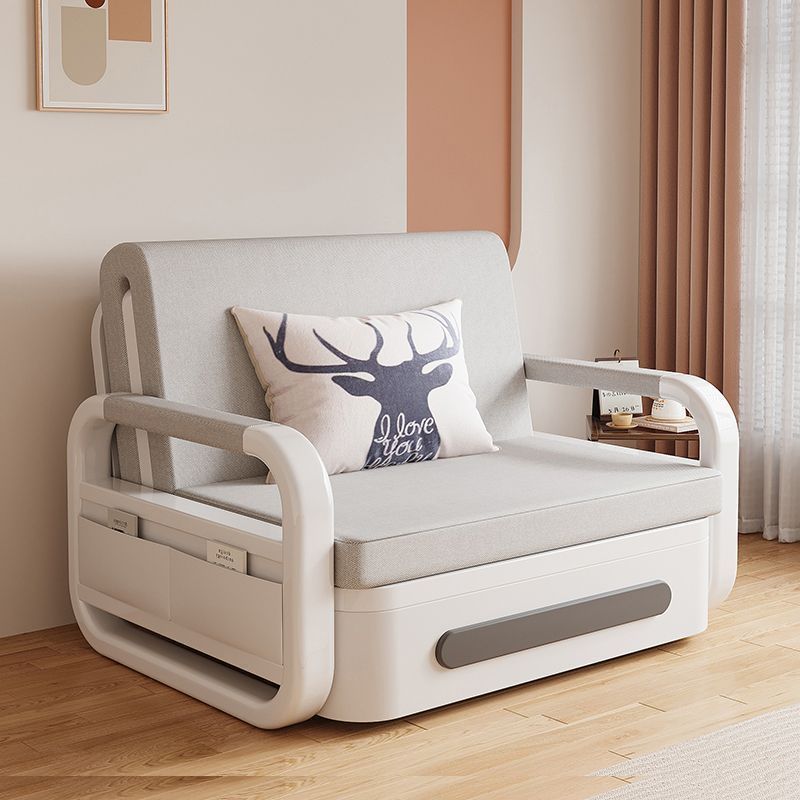 Foldable Fabric Sofa Bed, Dual-Purpose, Small-Sized Home Living Room, Lunch Break, Removable and Washable Simple Double Sofa