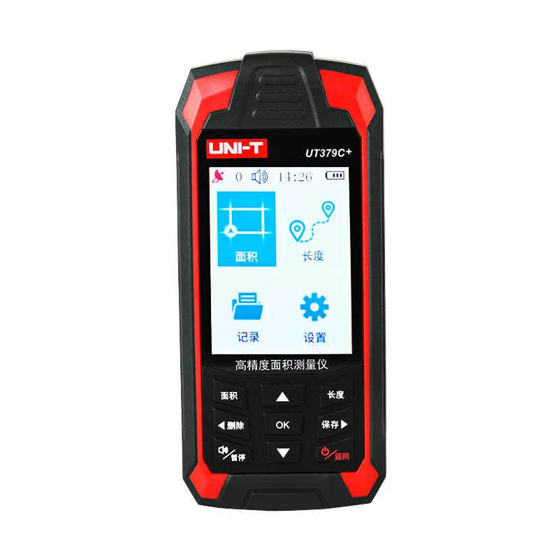 GPS‑прибор для измерения площади (UNI‑T) UT379C+/UT379B+/UT379A+, измерение площади и расстояния