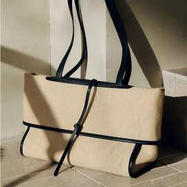 轻折托特包2025秋冬新款韩版时尚大容量轻便旅行包上班通勤单肩包